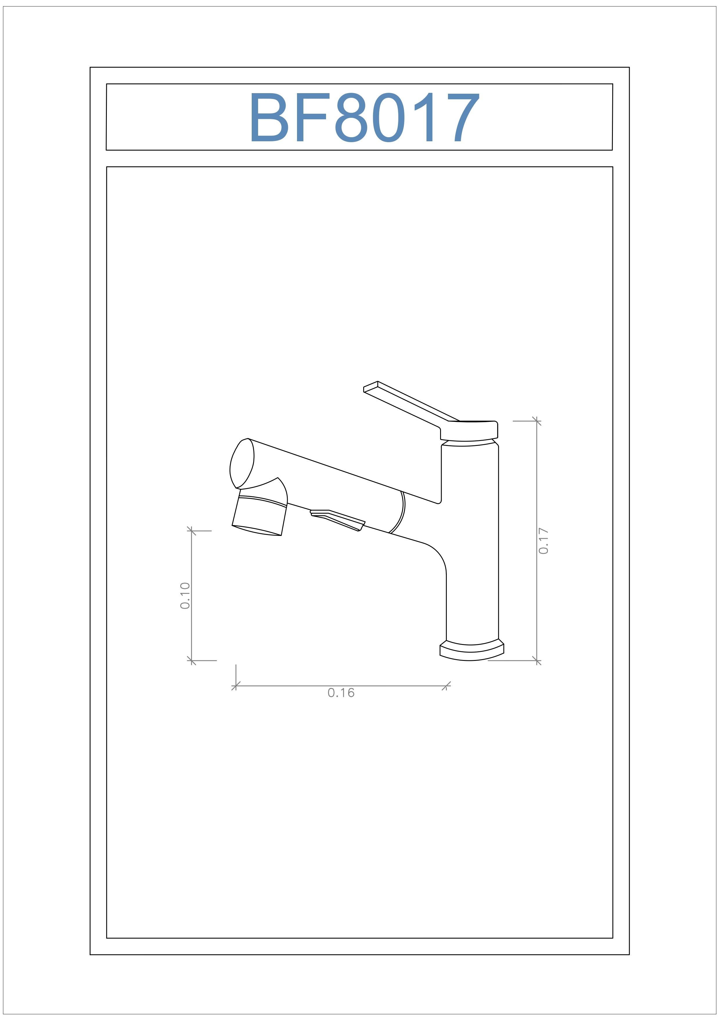 Grifo de Baño - BF8017