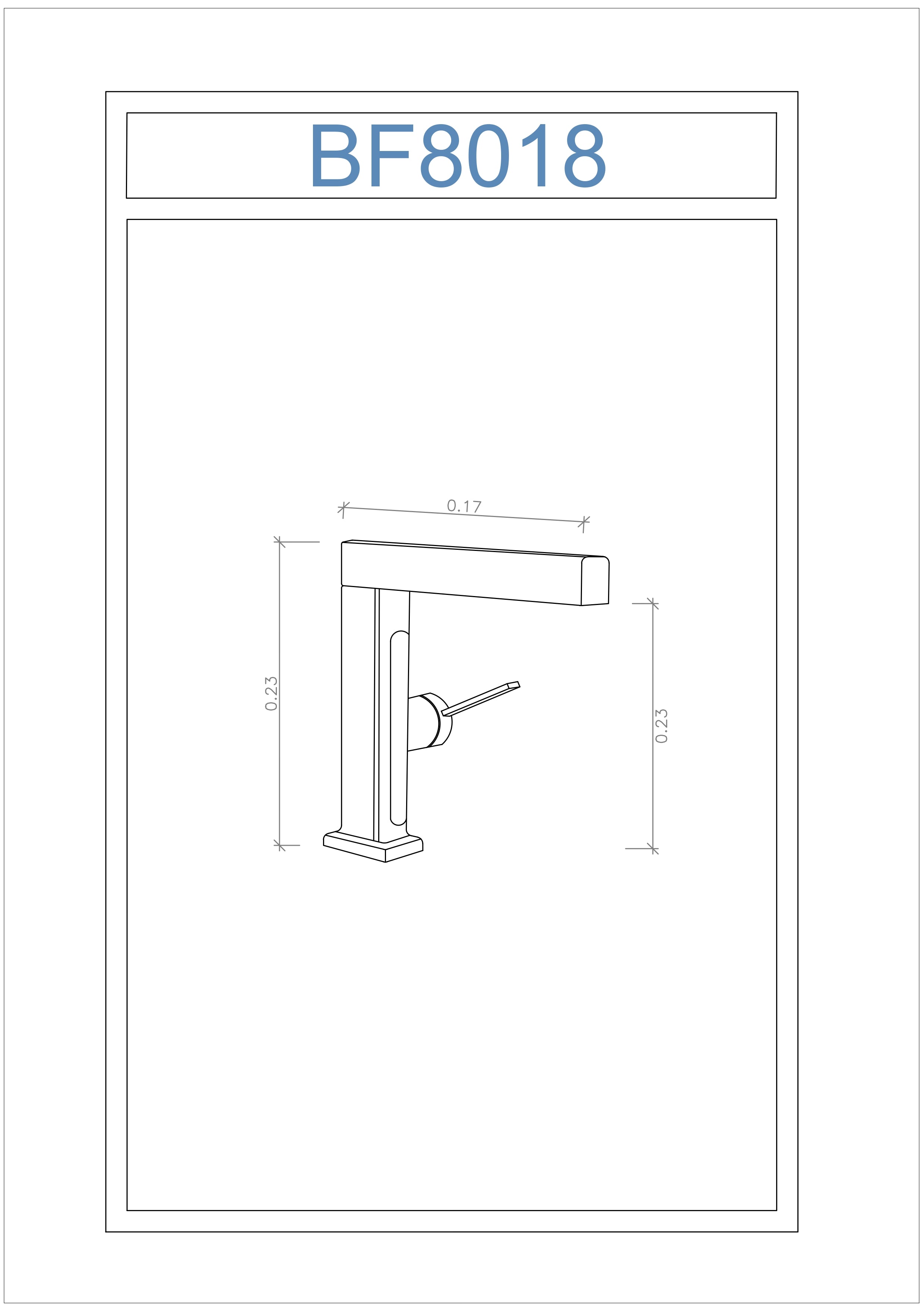 Grifo de Baño - BF8018GM