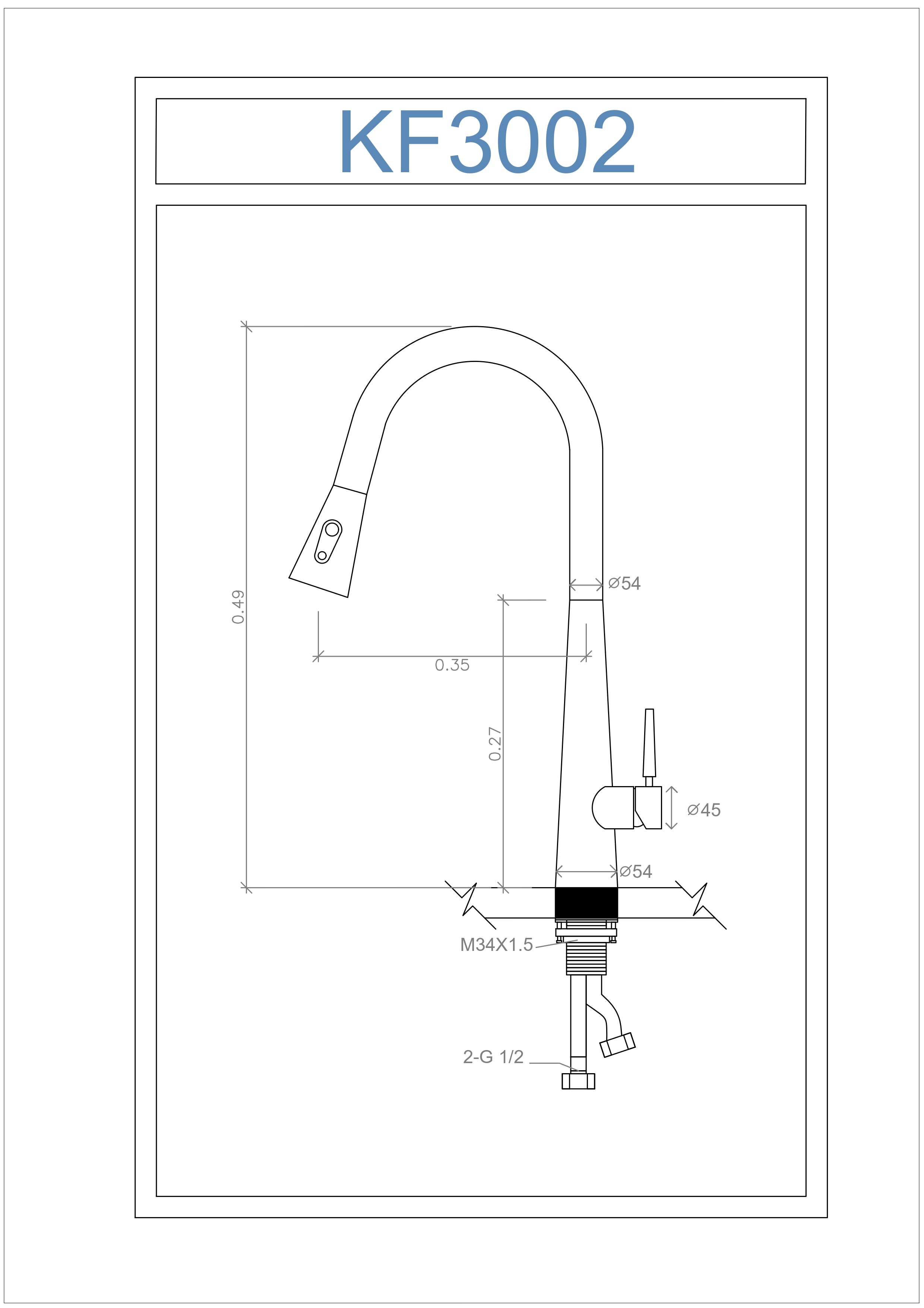 Grifo de Cocina - KF3002