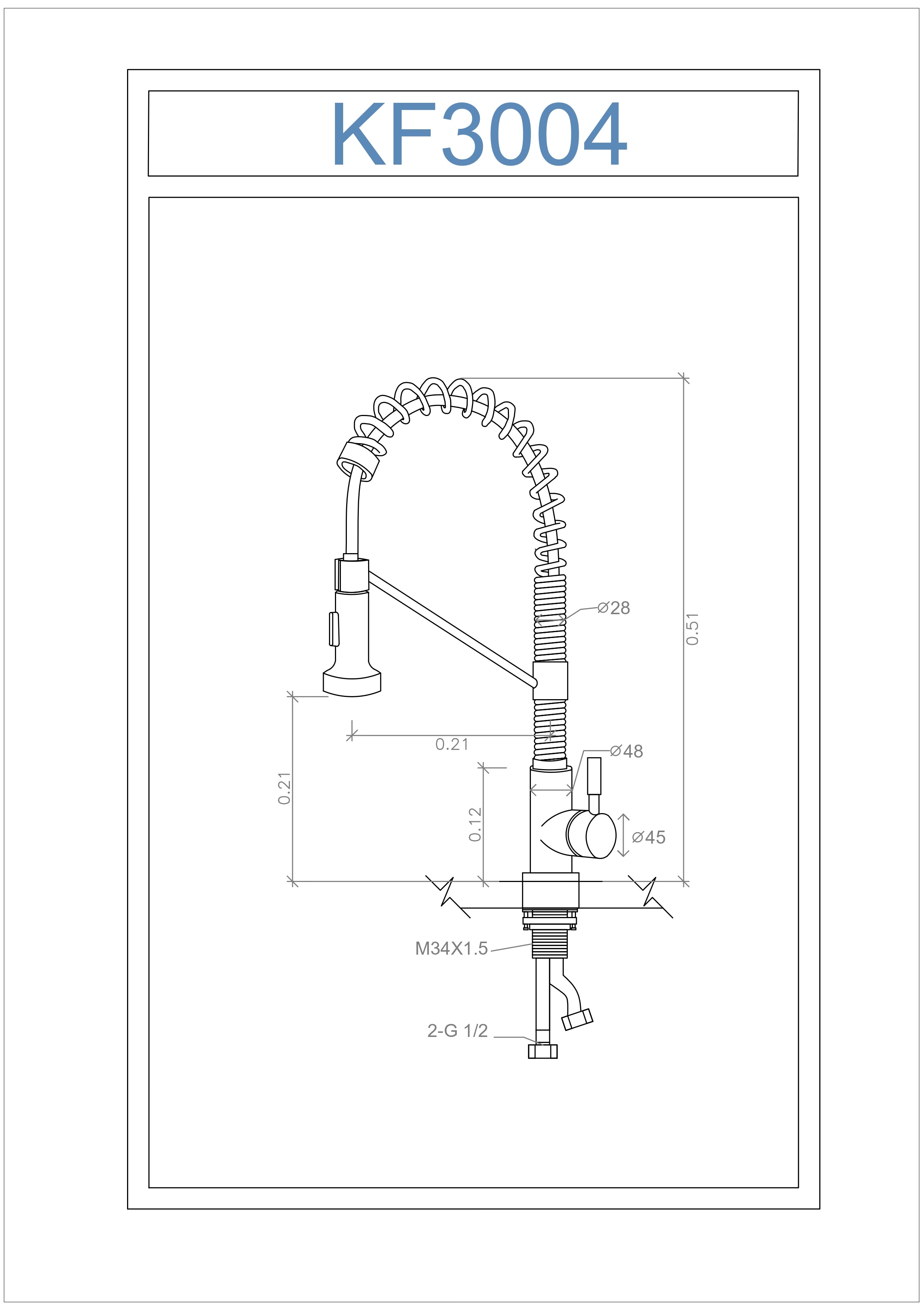 Grifo de Cocina - KF3004