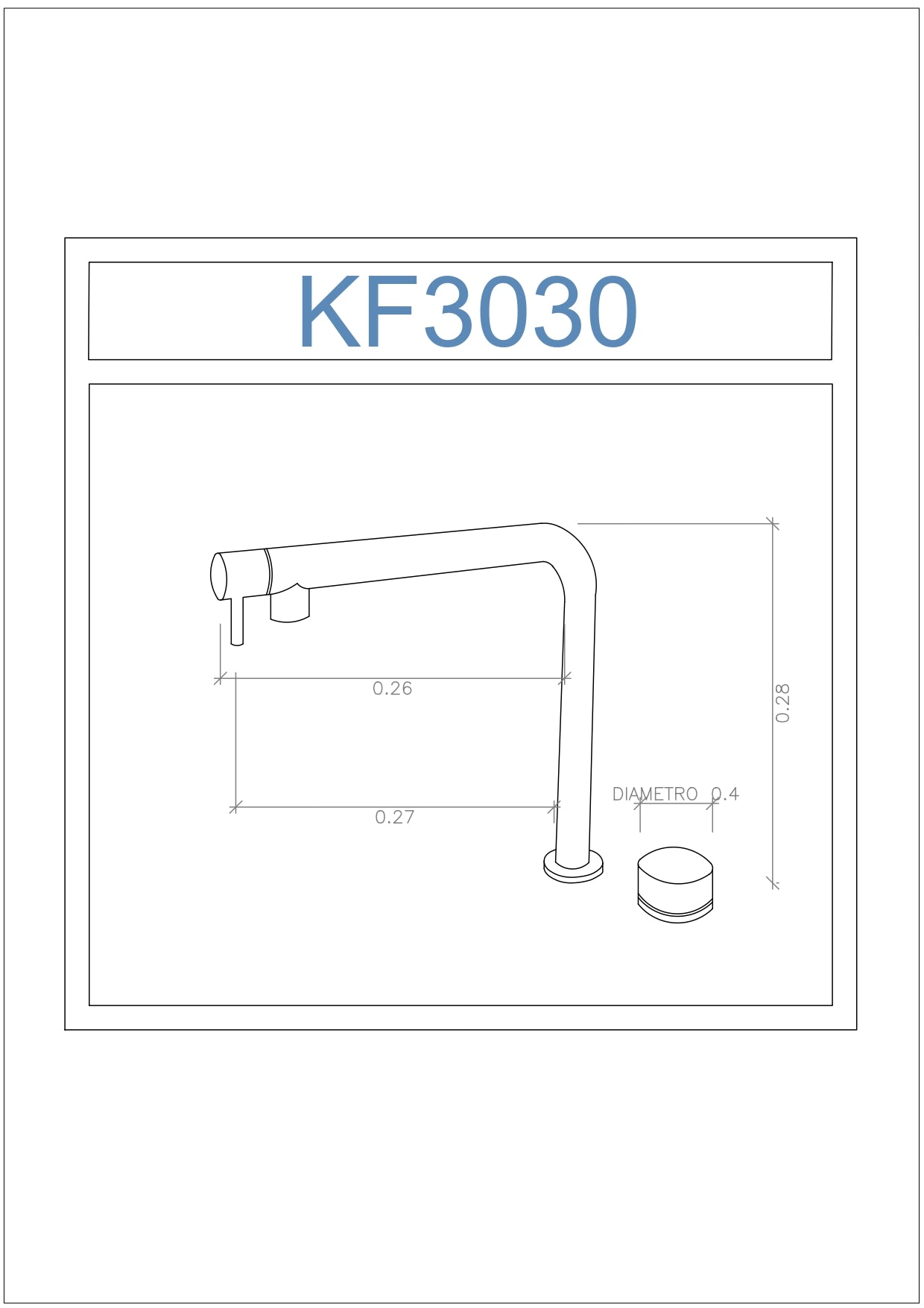 Grifo de Cocina - KF3030
