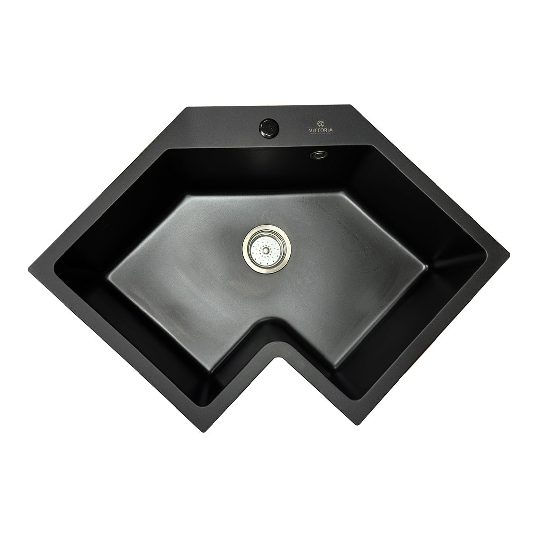 Lavaplatos Esquinero | Acero Inoxidable SUS316 | Cuarzo - KS2007S