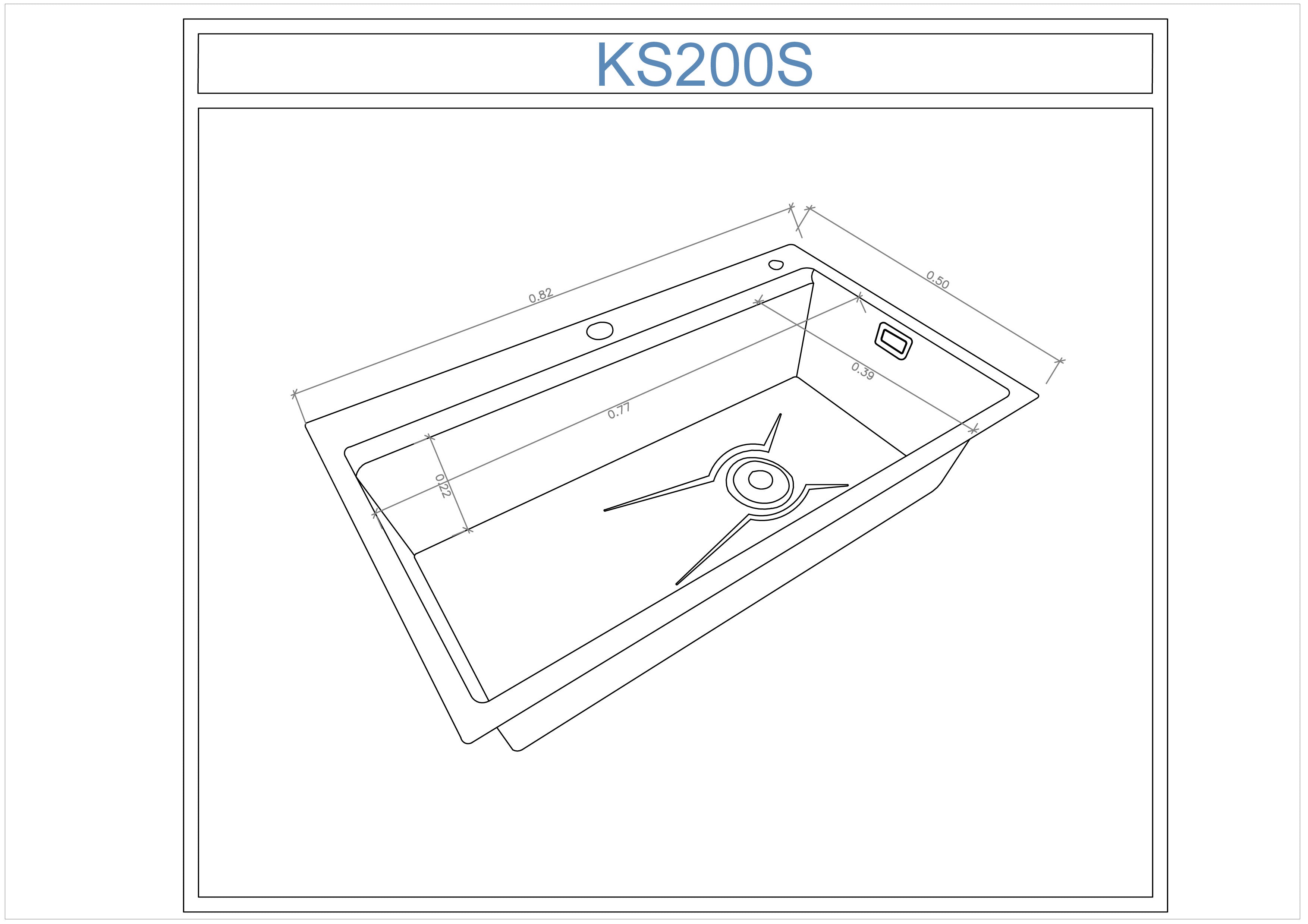Lavaplatos de Acero Inoxidable SUS316 - KS2002S