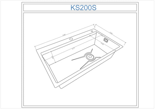 Lavaplatos de Acero Inoxidable SUS316 - KS2002S