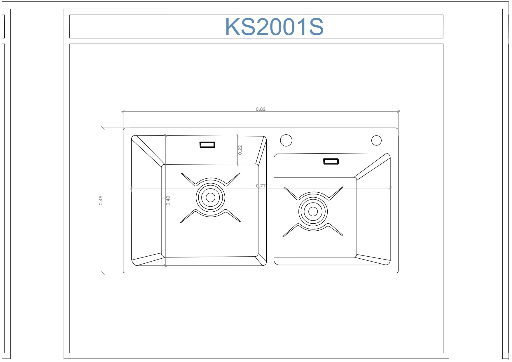 Lavaplatos de Acero Inoxidable SUS316 - KS2001