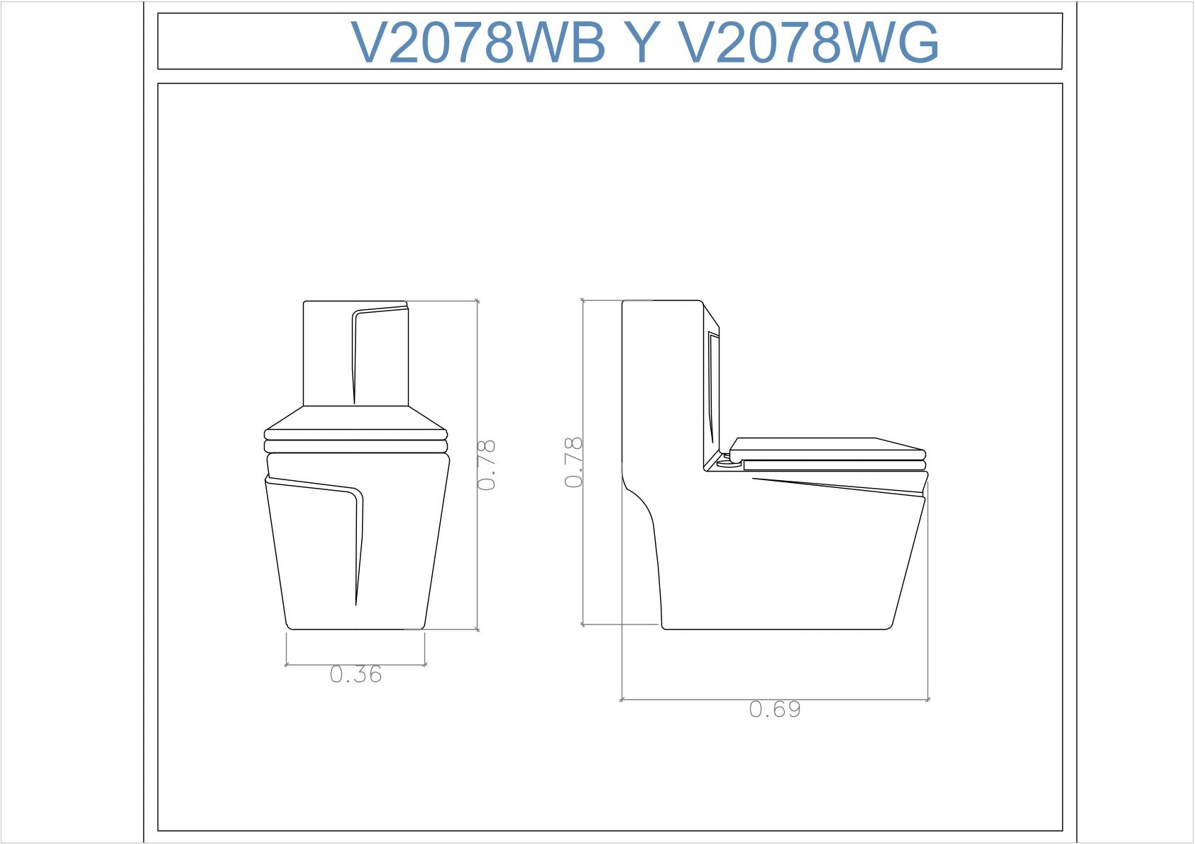 W.C - V2078WG